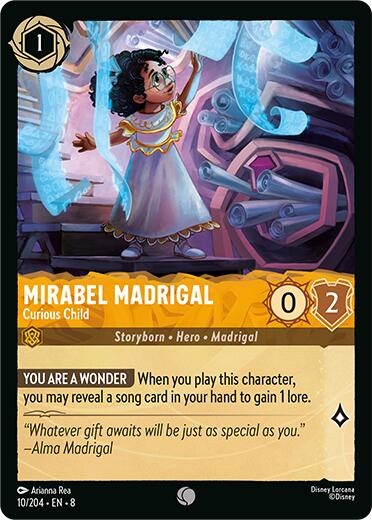 Mirabel Madrigal - Curious Child (10/204) [Reign of Jafar] | L.A. Mood Comics and Games