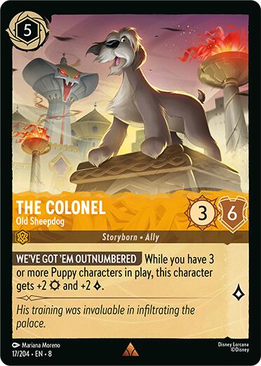 The Colonel - Old Sheepdog (17/204) [Reign of Jafar] | L.A. Mood Comics and Games