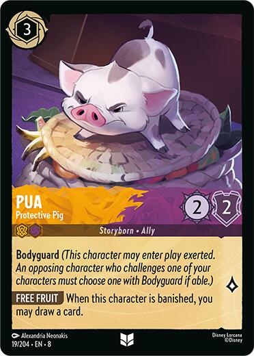 Pua - Protective Pig (19/204) [Reign of Jafar] | L.A. Mood Comics and Games