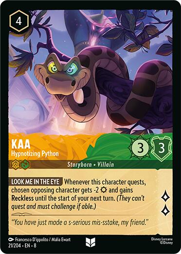 Kaa - Hypnotizing Python (21/204) [Reign of Jafar] | L.A. Mood Comics and Games