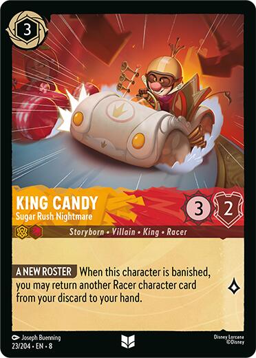 King Candy - Sugar Rush Nightmare (23/204) [Reign of Jafar] | L.A. Mood Comics and Games