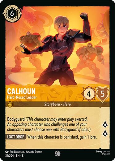 Calhoun - Hard-Nosed Leader (32/204) [Reign of Jafar] | L.A. Mood Comics and Games