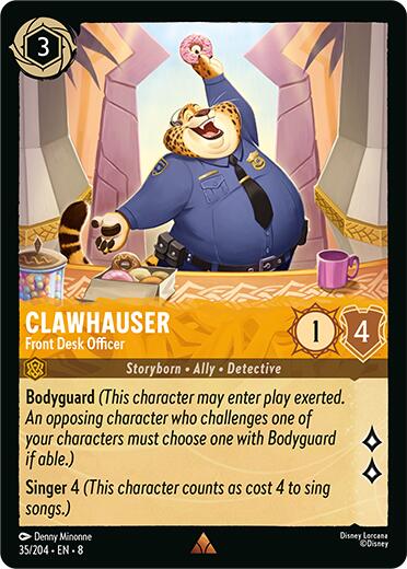 Clawhauser - Front Desk Officer (35/204) [Reign of Jafar] | L.A. Mood Comics and Games