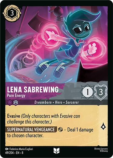 Lena Sabrewing -- Pure Energy (49/204) [Reign of Jafar] | L.A. Mood Comics and Games