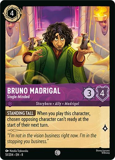 Bruno Madrigal - Single-Minded (51/204) [Reign of Jafar] | L.A. Mood Comics and Games