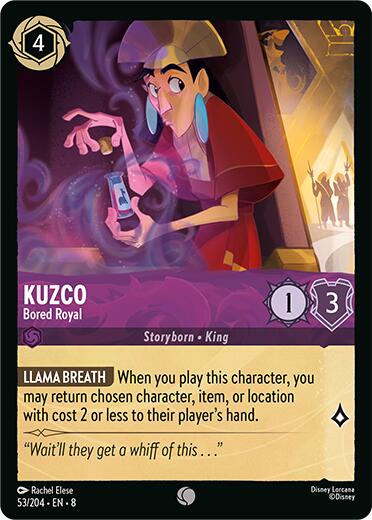 Kuzco - Bored Royal (53/204) [Reign of Jafar] | L.A. Mood Comics and Games