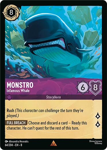Monstro - Infamous Whale (64/204) [Reign of Jafar] | L.A. Mood Comics and Games