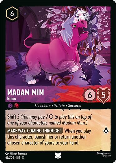 Madam Mim - Rhino (69/204) [Reign of Jafar] | L.A. Mood Comics and Games