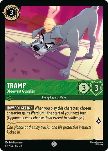 Tramp -Observant Guardian (87/204) [Reign of Jafar] | L.A. Mood Comics and Games