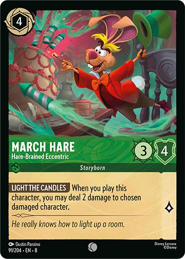 March Hare - Hare-Brained Eccentric (91/204) [Reign of Jafar] | L.A. Mood Comics and Games
