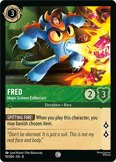 Fred - Major Science Enthusiast (92/204) [Reign of Jafar] | L.A. Mood Comics and Games