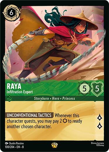 Raya - Infiltration Expert (100/204) [Reign of Jafar] | L.A. Mood Comics and Games