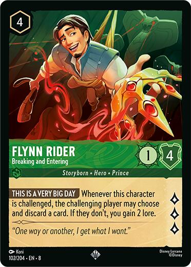 Flynn Rider - Breaking and Entering (102/204) [Reign of Jafar] | L.A. Mood Comics and Games