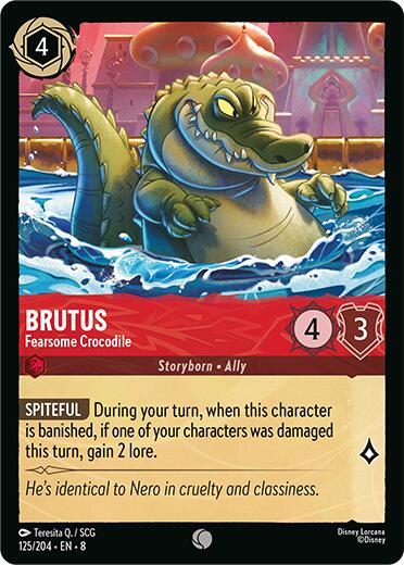 Brutus - Fearsome Crocodile (125/204) [Reign of Jafar] | L.A. Mood Comics and Games