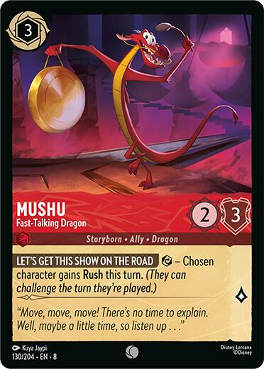 Mushu - Fast-Talking Dragon (130/204) [Reign of Jafar] | L.A. Mood Comics and Games