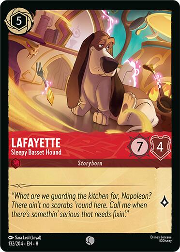 Lafayette - Sleepy Basset Hound (132/204) [Reign of Jafar] | L.A. Mood Comics and Games