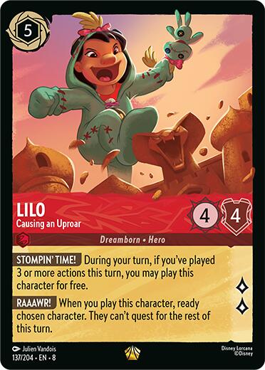 Lilo - Causing an Uproar (137/204) [Reign of Jafar] | L.A. Mood Comics and Games