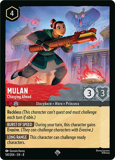 Mulan - Charging Ahead (141/204) [Reign of Jafar] | L.A. Mood Comics and Games