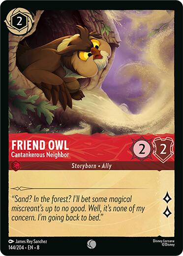 Friend Owl - Cantankerous Neighbor (144/204) [Reign of Jafar] | L.A. Mood Comics and Games
