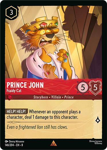 Prince John - Fraidy-Cat (146/204) [Reign of Jafar] | L.A. Mood Comics and Games
