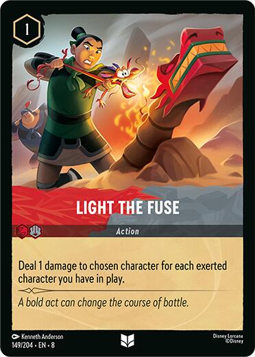 Light the Fuse (149/204) [Reign of Jafar] | L.A. Mood Comics and Games