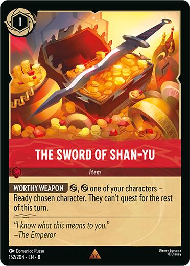 The Sword of Shan-yu (152/204) [Reign of Jafar] | L.A. Mood Comics and Games