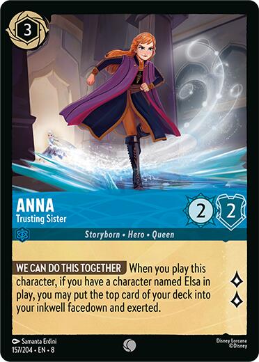 Anna - Trusting Sister (157/204) [Reign of Jafar] | L.A. Mood Comics and Games