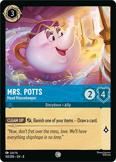 Mrs.Potts - Head Housekeeper (161/204) [Reign of Jafar] | L.A. Mood Comics and Games