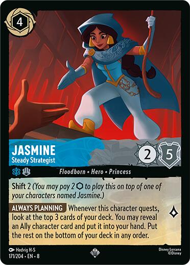 Jasmine - Steady Strategist (171/204) [Reign of Jafar] | L.A. Mood Comics and Games