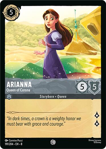 Arianna - Queen of Corona (191/204) [Reign of Jafar] | L.A. Mood Comics and Games