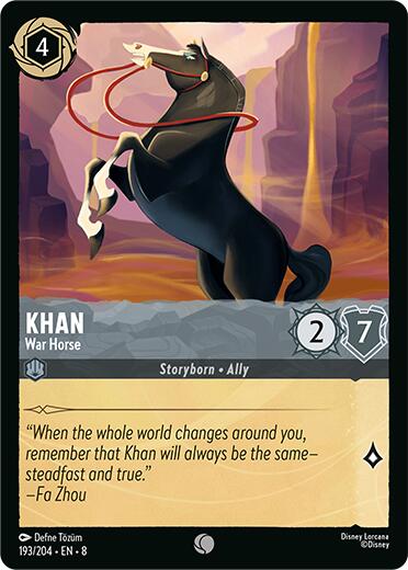 Khan - War Horse (193/204) [Reign of Jafar] | L.A. Mood Comics and Games