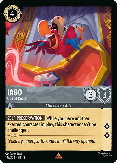 Iago - Out of Reach (195/204) [Reign of Jafar] | L.A. Mood Comics and Games