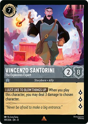 Vincenzo Santorini - The Explosives Expert (197/204) [Reign of Jafar] | L.A. Mood Comics and Games