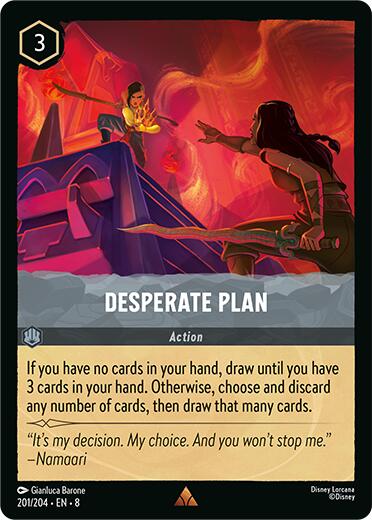 Desperate Plan (201/204) [Reign of Jafar] | L.A. Mood Comics and Games