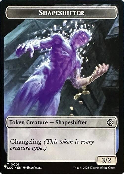 Shapeshifter // Cat Double-Sided Token [Secret Lair Drop Series] | L.A. Mood Comics and Games