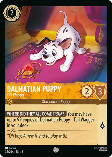 Dalmatian Puppy - Tail Wagger (38/204) [Reign of Jafar] | L.A. Mood Comics and Games