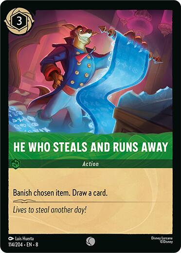 He Who Steals And Runs Away (114/204) [Reign of Jafar] | L.A. Mood Comics and Games