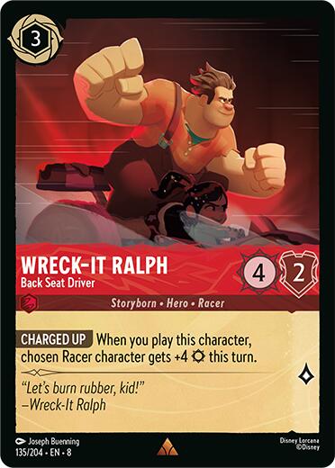 Wreck-It Ralph - Back Seat Driver (135/204) [Reign of Jafar] | L.A. Mood Comics and Games