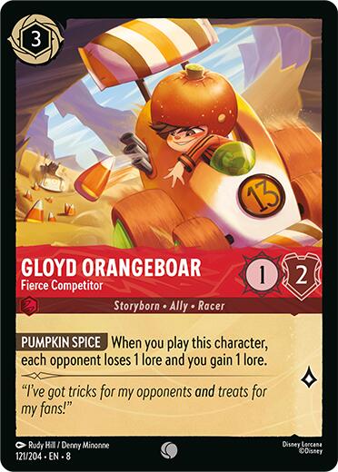Gloyd Orangeboar - Fierce Competitor (121/204) [Reign of Jafar] | L.A. Mood Comics and Games