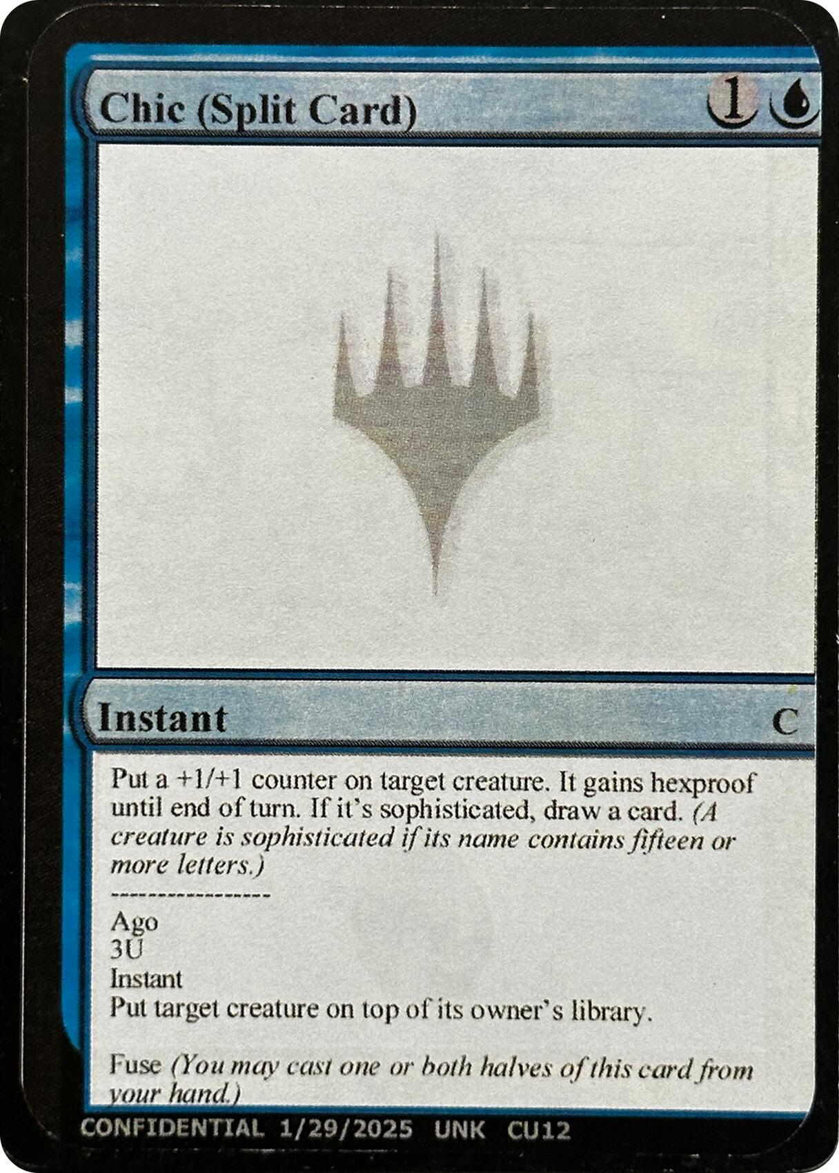 Chic (Split Card) [Unknown Event] | L.A. Mood Comics and Games