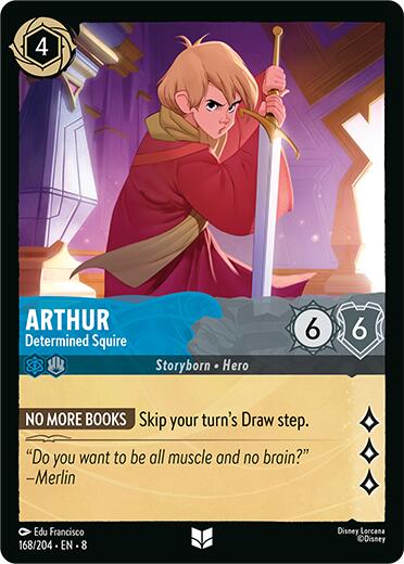 Arthur - Determined Squire (168/204) [Reign of Jafar] | L.A. Mood Comics and Games