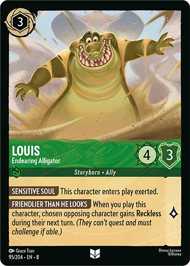 Louis - Endearing Alligator (95/204) [Reign of Jafar] | L.A. Mood Comics and Games