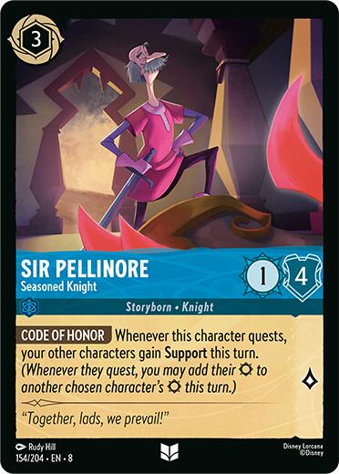 Sir Pellinore - Seasoned Knight (154/204) [Reign of Jafar] | L.A. Mood Comics and Games