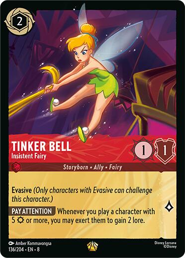 Tinkerbell - Insistent Fairy (136/204) [Reign of Jafar] | L.A. Mood Comics and Games