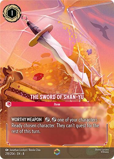 The Sword of Shan-yu (Enchanted) (219/204) [Reign of Jafar] | L.A. Mood Comics and Games