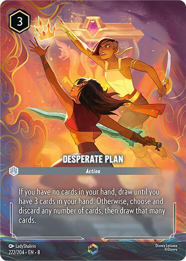 Desperate Plan (Enchanted) (222/204) [Reign of Jafar] | L.A. Mood Comics and Games