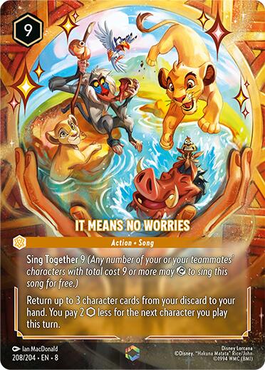 It Means No Worries (Enchanted) (208/204) [Reign of Jafar] | L.A. Mood Comics and Games