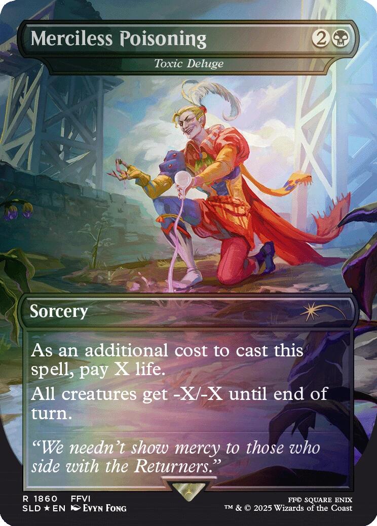 Merciless Poisoning - Toxic Deluge (Rainbow Foil) [Secret Lair Drop Series] | L.A. Mood Comics and Games