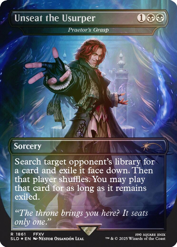 Unseat the Usurper - Praetor's Grasp (Rainbow Foil) [Secret Lair Drop Series] | L.A. Mood Comics and Games