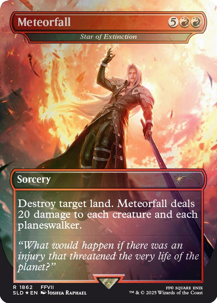 Meteorfall - Star of Extinction (Rainbow Foil) [Secret Lair Drop Series] | L.A. Mood Comics and Games